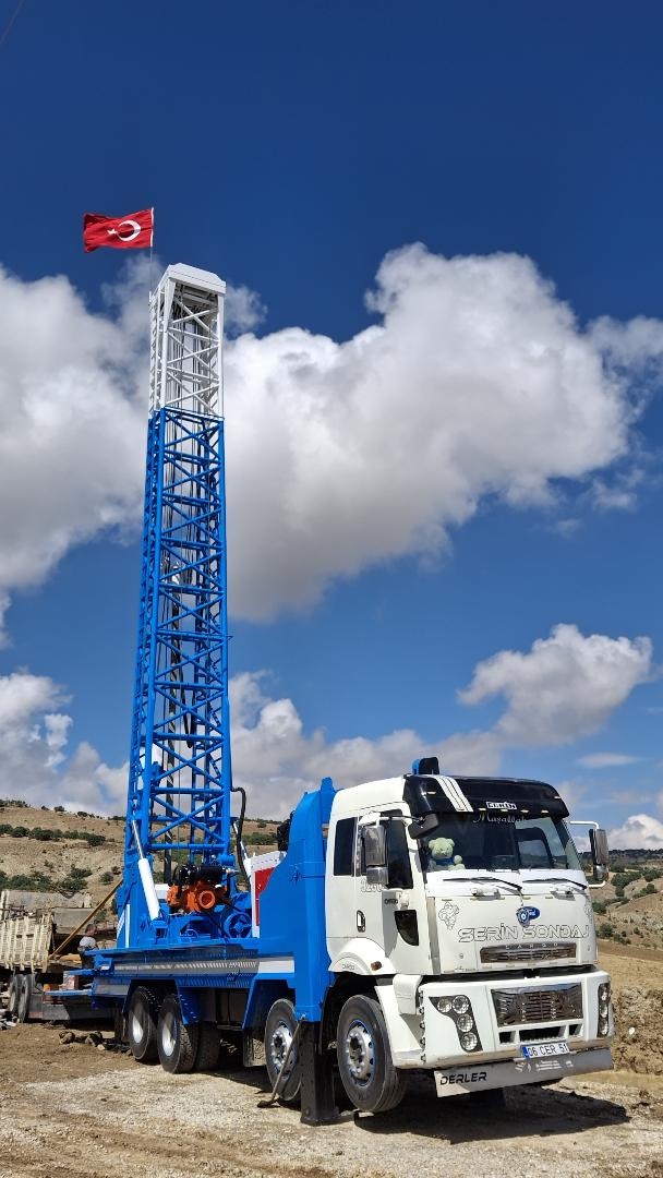 Gölbaşı bölgesinde sondaj çalışması